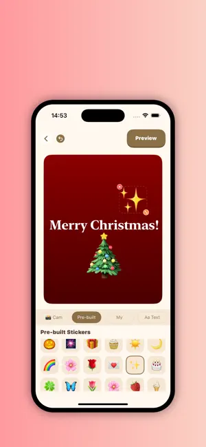 SnapCard Maker iPhone screenshot 1