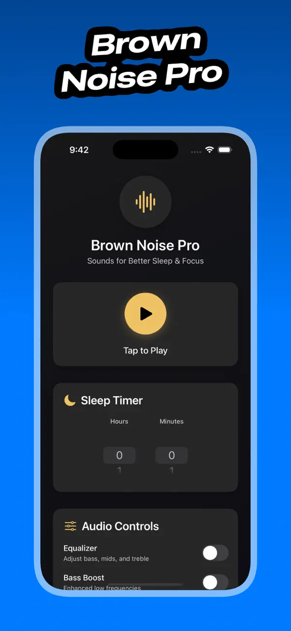 Screenshot #1 pour Brown Noise Pro