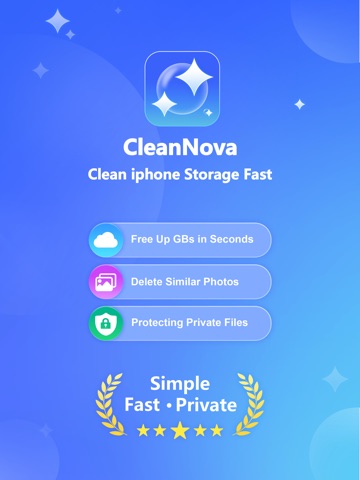 CleanNova - AIストレージクリーナー iPad screenshot 1