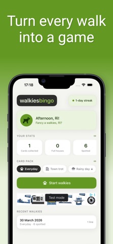 WalkiesBingo Screenshot 1 of 5