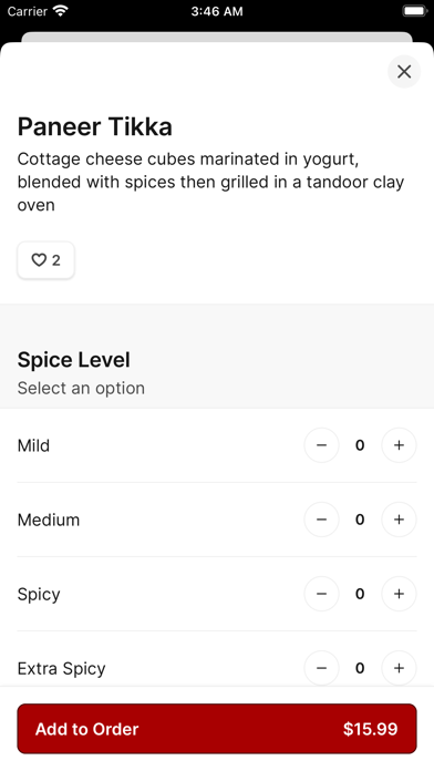 Persis Indian Grill (FL) Screenshot