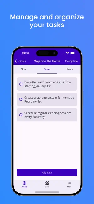 Doer: simple goal planner screenshot 3
