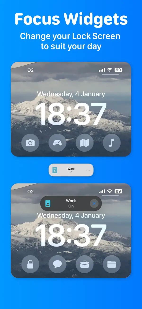 #6. Lock Launcher Widgets LockFlow (iOS) Oleh: Andres Piza Buckmann