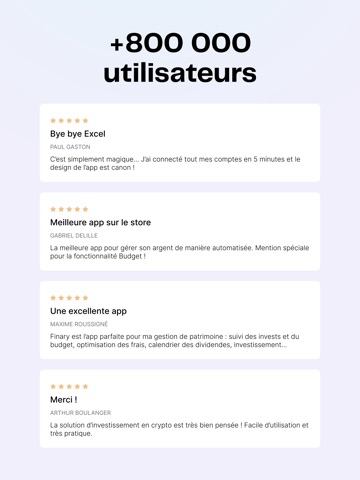 Finary : Patrimoine & Budget iPad screenshot 8