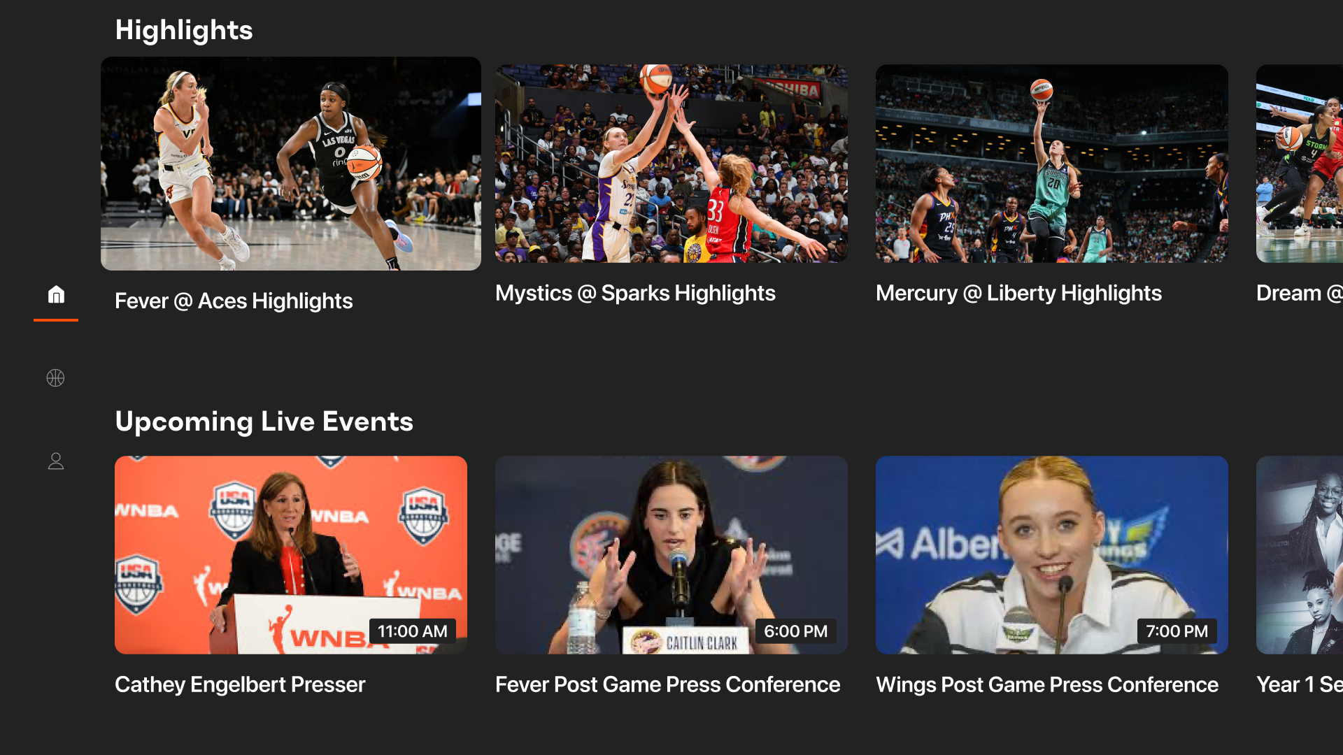 WNBA: Live Games & Scores