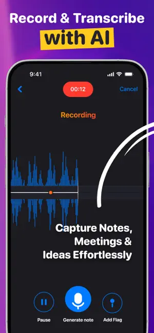 Voice Notes AI - Record Memos screenshot 1