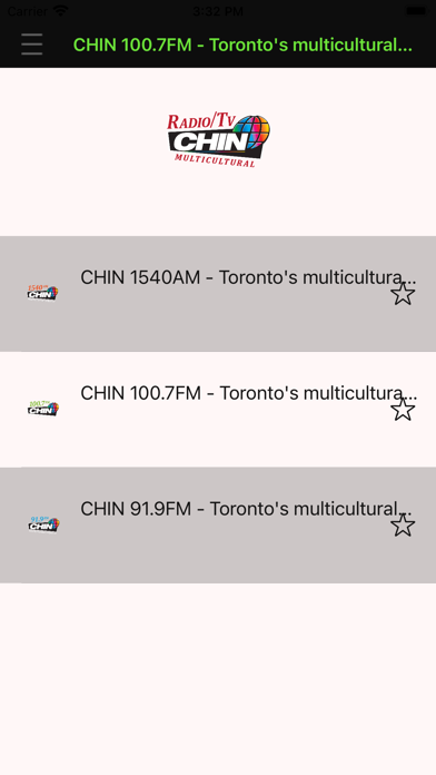 CHINRadioToronto Screenshot