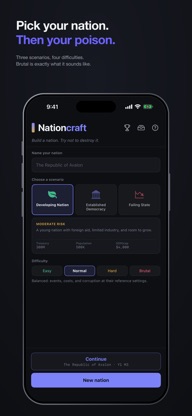 NationCraft: Government Sim screenshot 1