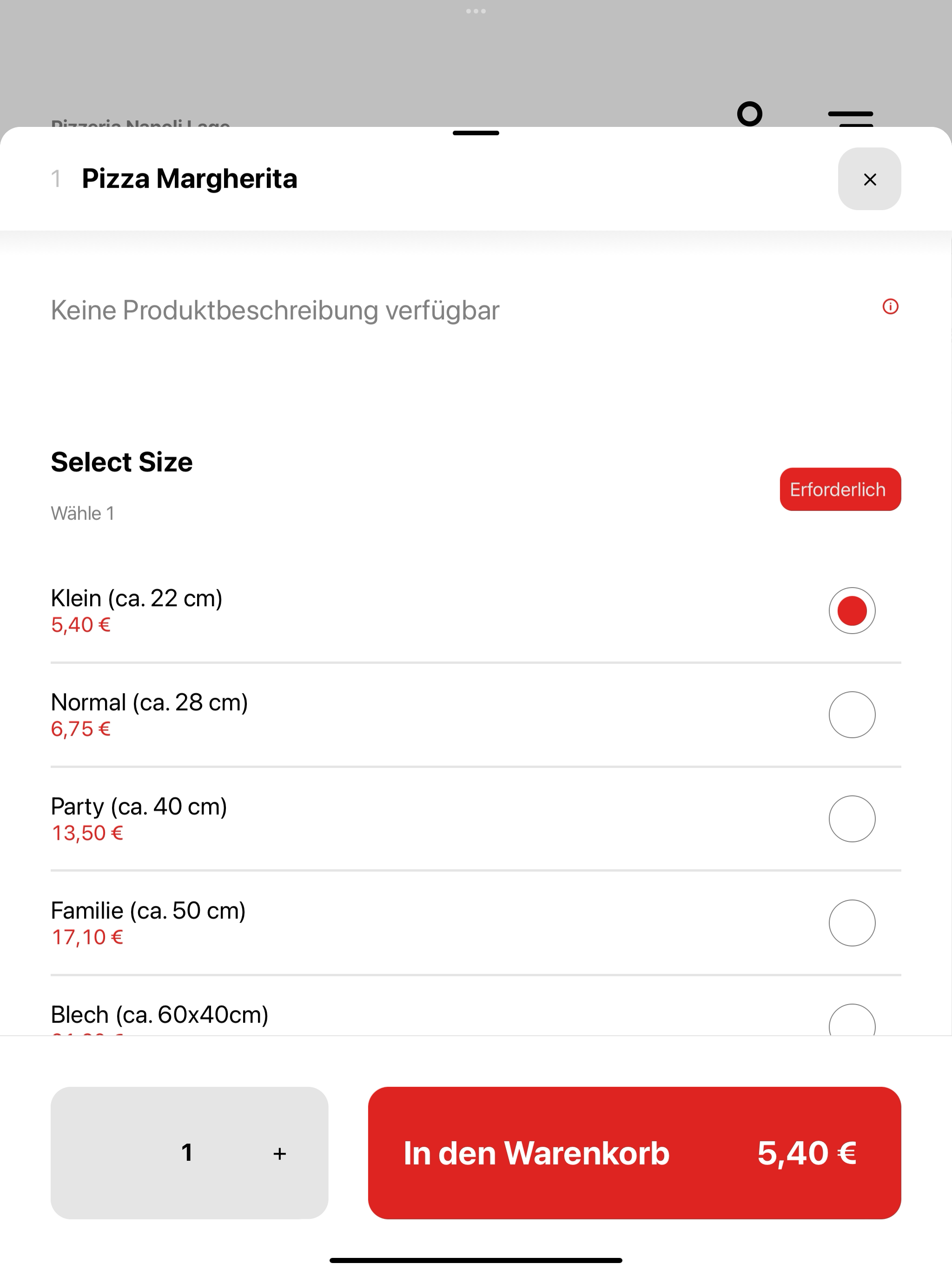 Napoli Pizzeria Lage screenshot 8