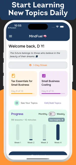 MindFuel Learning screenshot 2