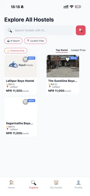 Nepali Hostels screenshot 3