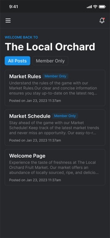 MarketWurks iPhone screenshot
