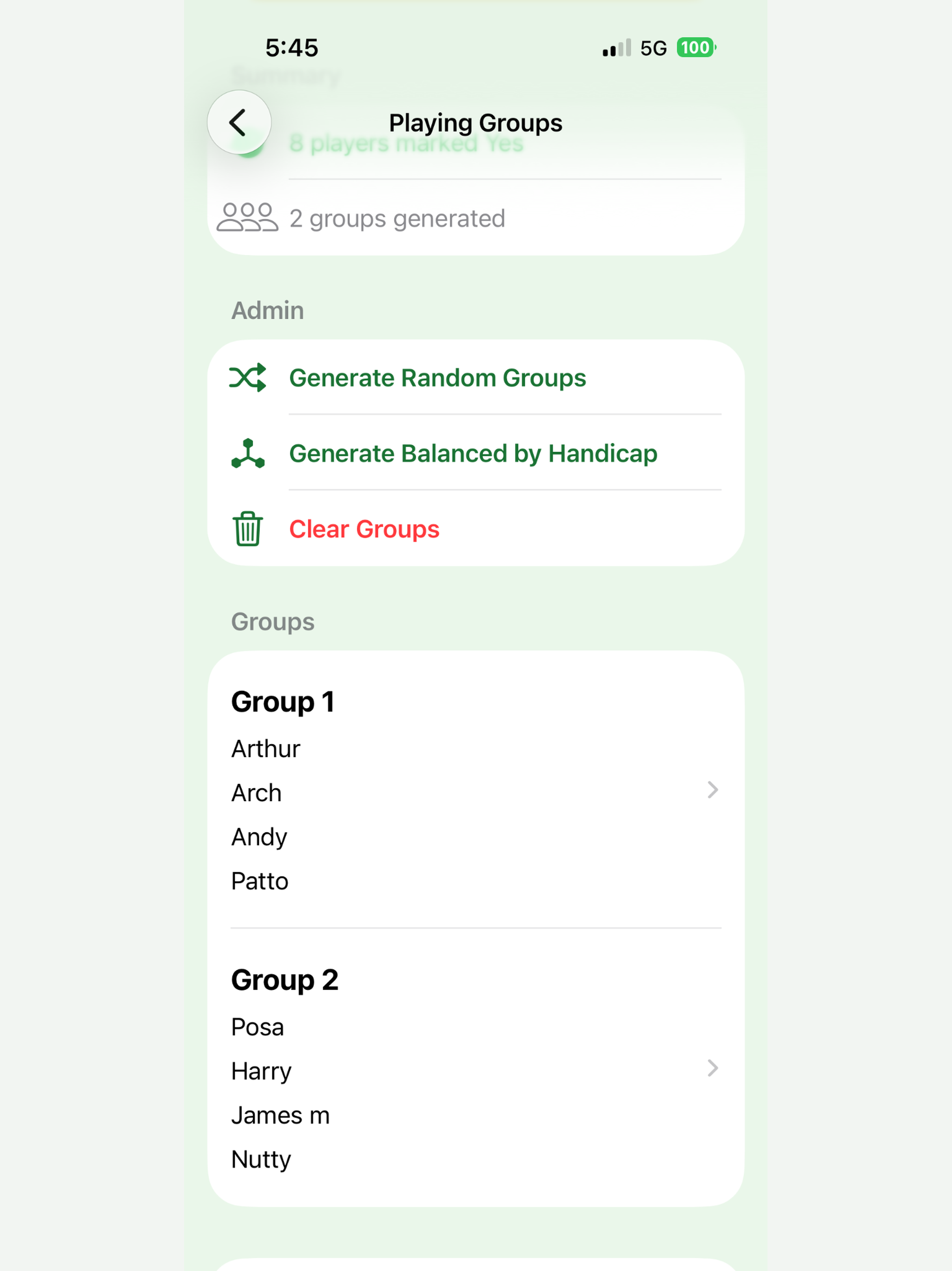 GolfHandicapGo screenshot 5