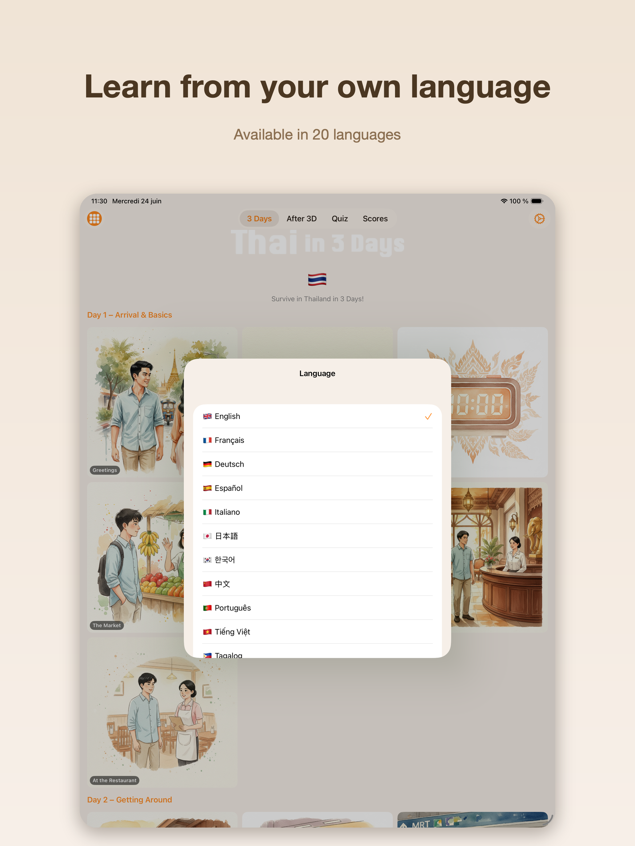 Thai in 3 Days: Learn Thai screenshot 19