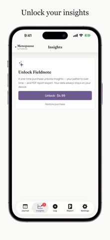 Menopause by Fieldnote Screenshot 5 of 6