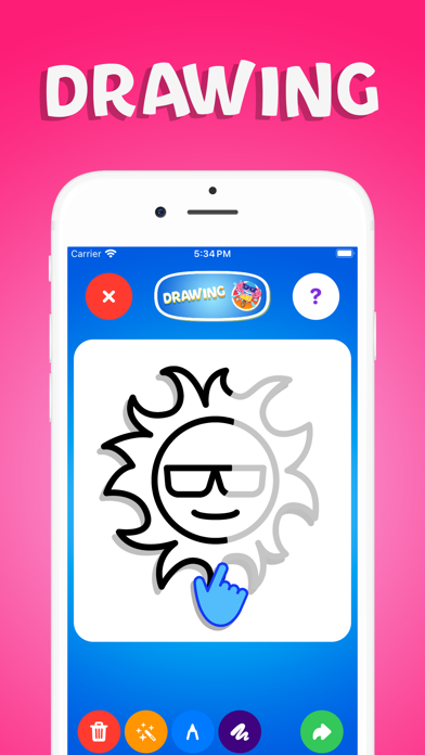 Drawing games for kids Summer Screenshot