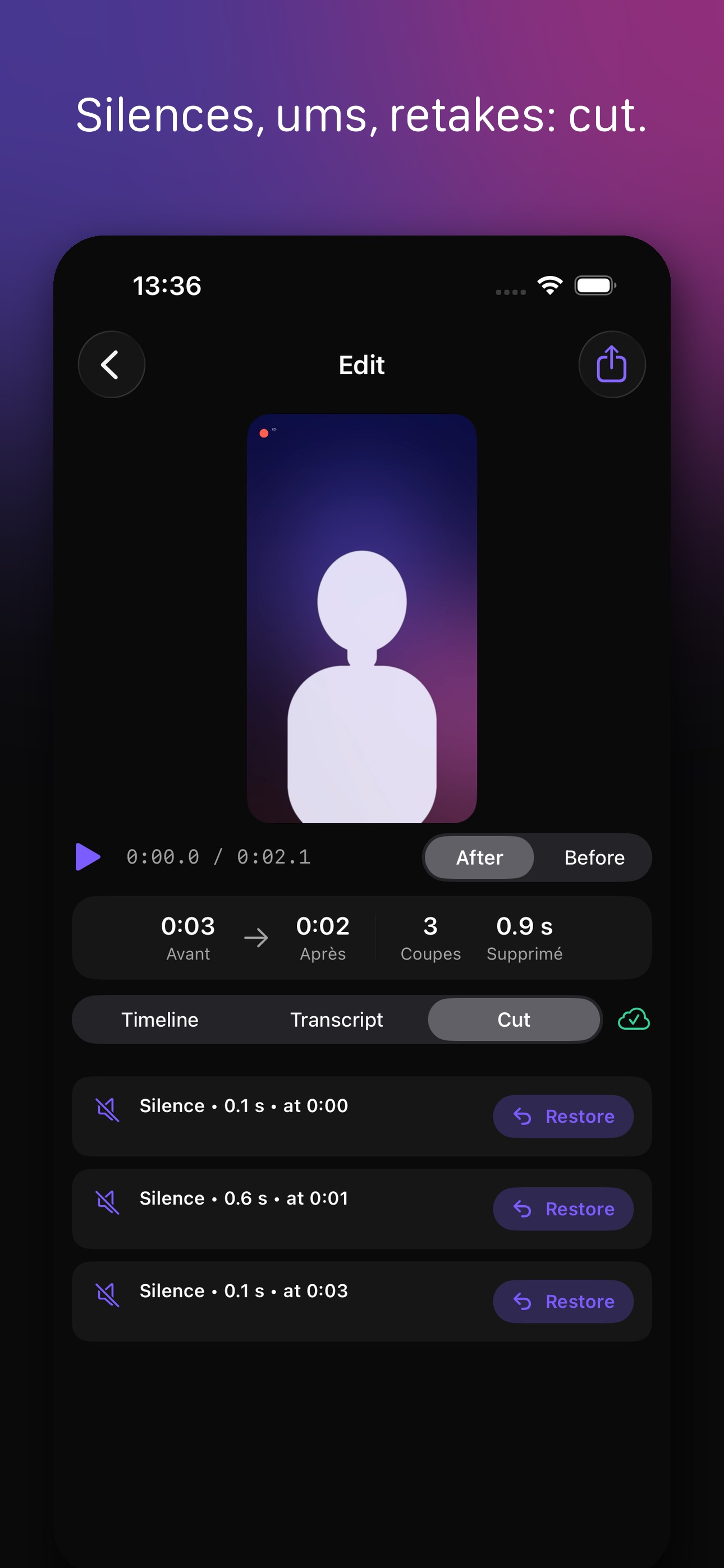 Screenshot 2 of VidAi: AI Video Editor