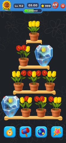 Flowers Supermarket Sort iPhone screenshot