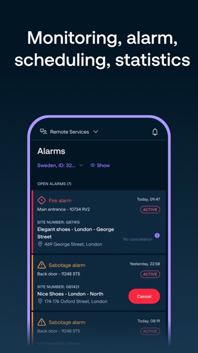 MySecuritas Screenshot