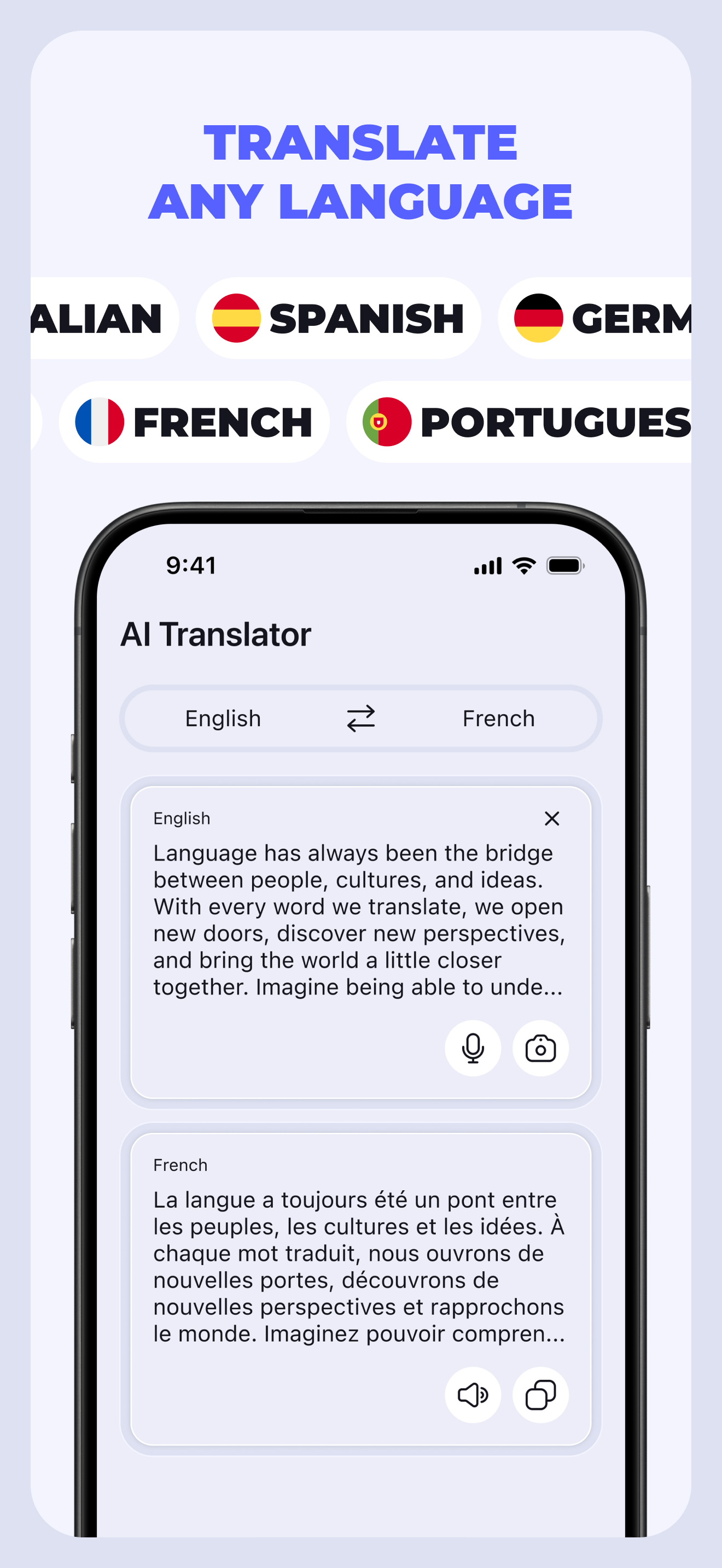 AI Voice Translator: Speak App screenshot 3