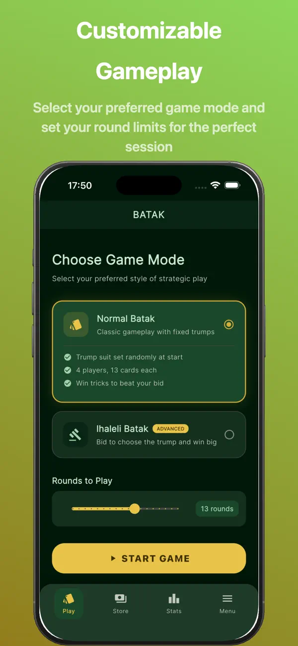 Screenshot #2 pour Batak Game