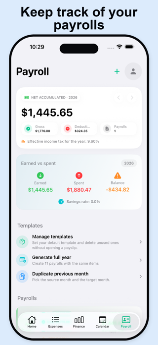 Expenses & Subscriptions Screenshot 6 of 6