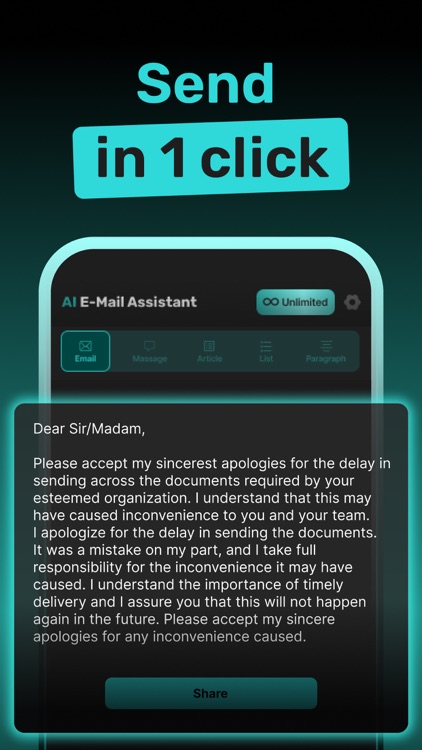 AI Email Generator－Fast Writer screenshot-3