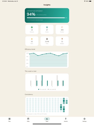 Cratebound: Sokoban Box Push iPad screenshot