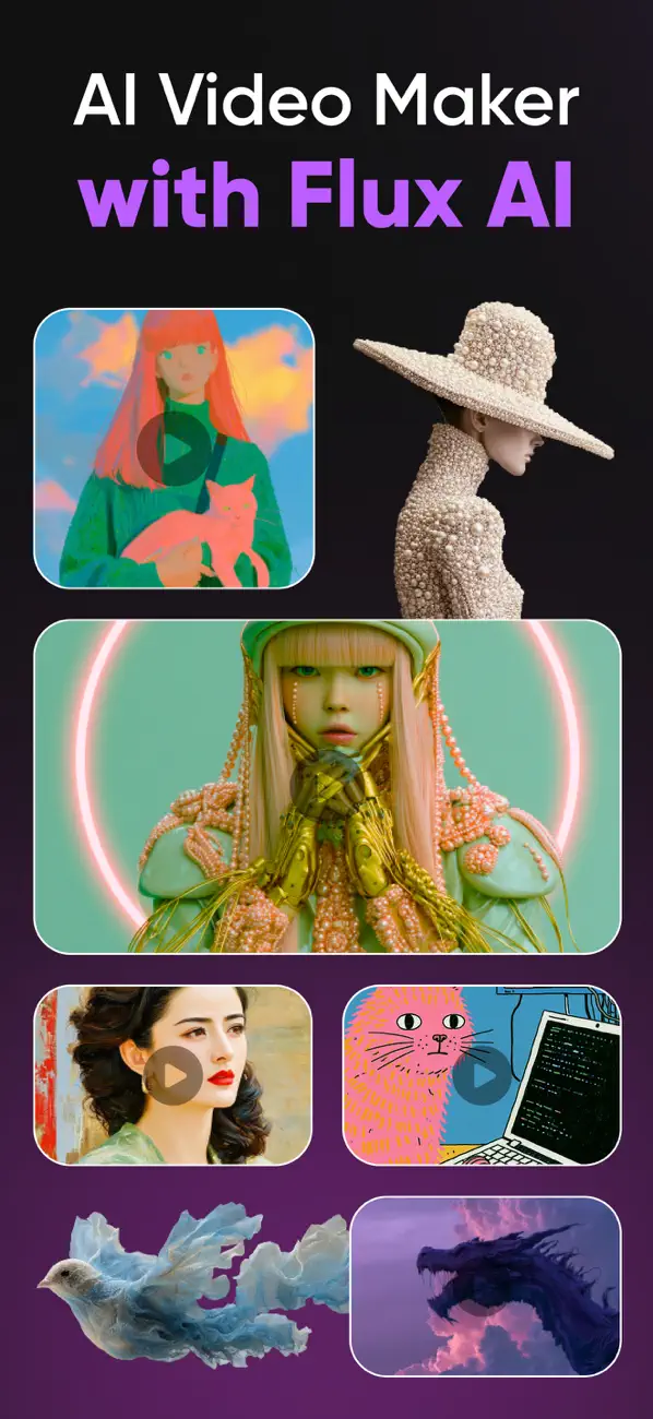 Screenshot #1 pour AI Video Maker with Flux AI