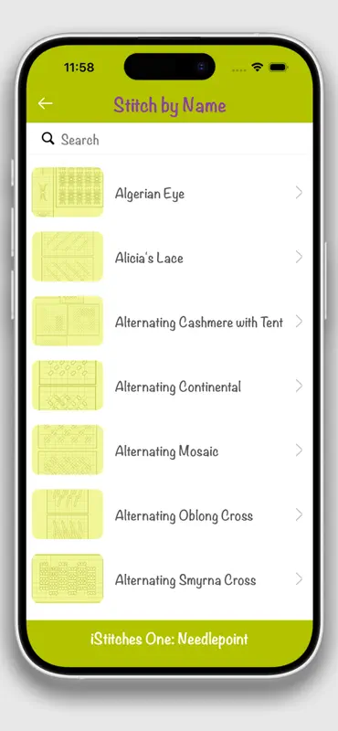 iStitches One: Needlepoint screenshot 3 of 6