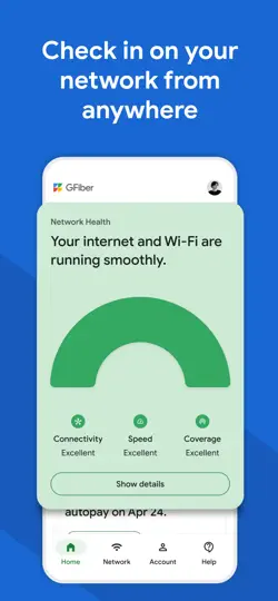 GFiber: The Google Fiber App iPhone Screenshot 1