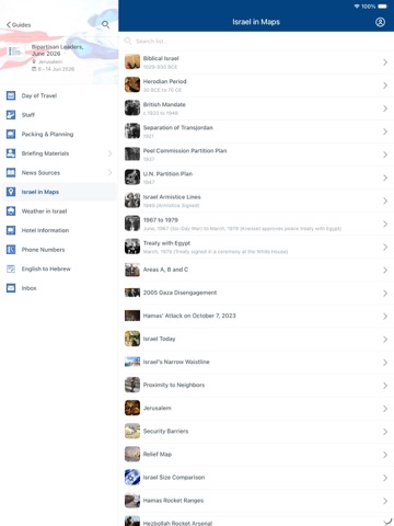 My AIEF Seminar in Israel iPad screenshot