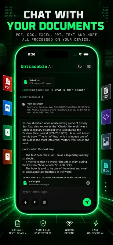 Untraceable AI screenshot 2 of 5