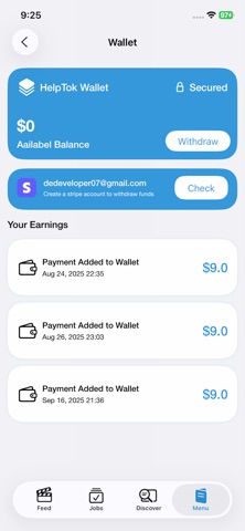 HelpTok iPhone screenshot