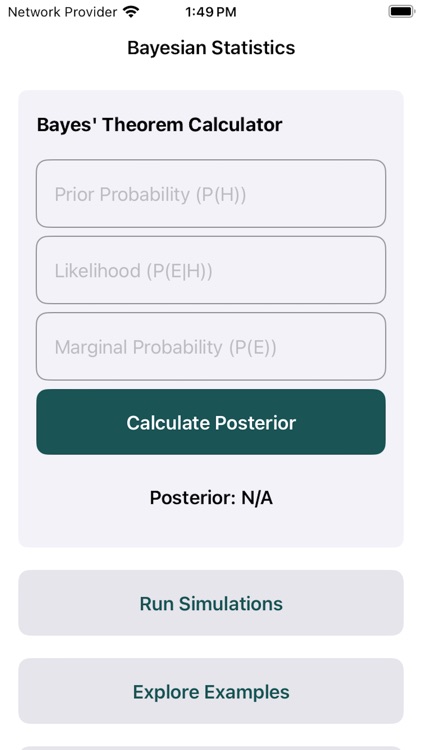 BayesCalc: Stats Tool