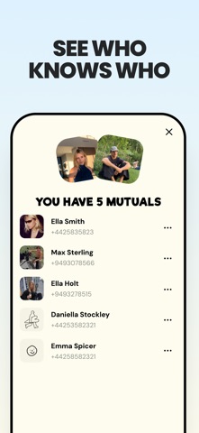 Cerca Dating: Meet Mutuals iPhone screenshot 4