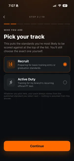 PT Pacer:Military Run Training screenshot 3