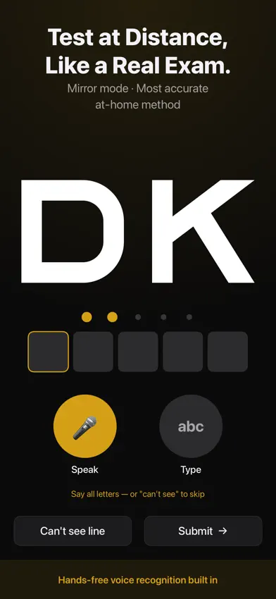 Eye Chart Test by Dr. Evans screenshot 2