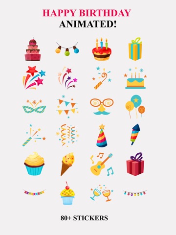 Happy Birthday Animated! iPad screenshot