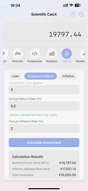Scientific CalcX screenshot 4