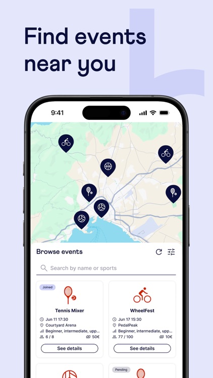Wisl - Sports matchmaking screenshot-3