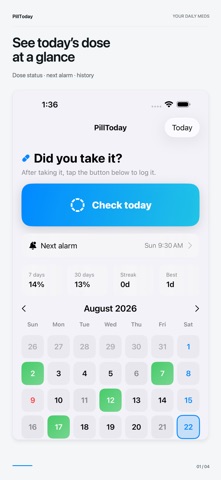 Pill Today (Widget) screenshot
