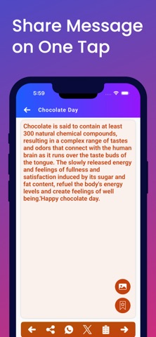 Messages, Quotes and Wishes iPhone screenshot
