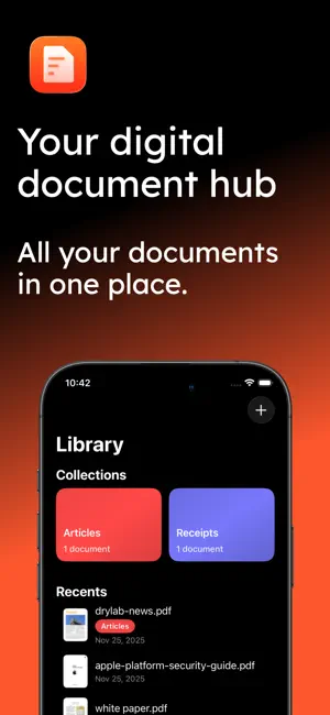 Archium: document organizer screenshot 1