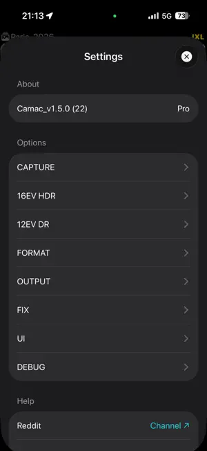 Camac screenshot 3