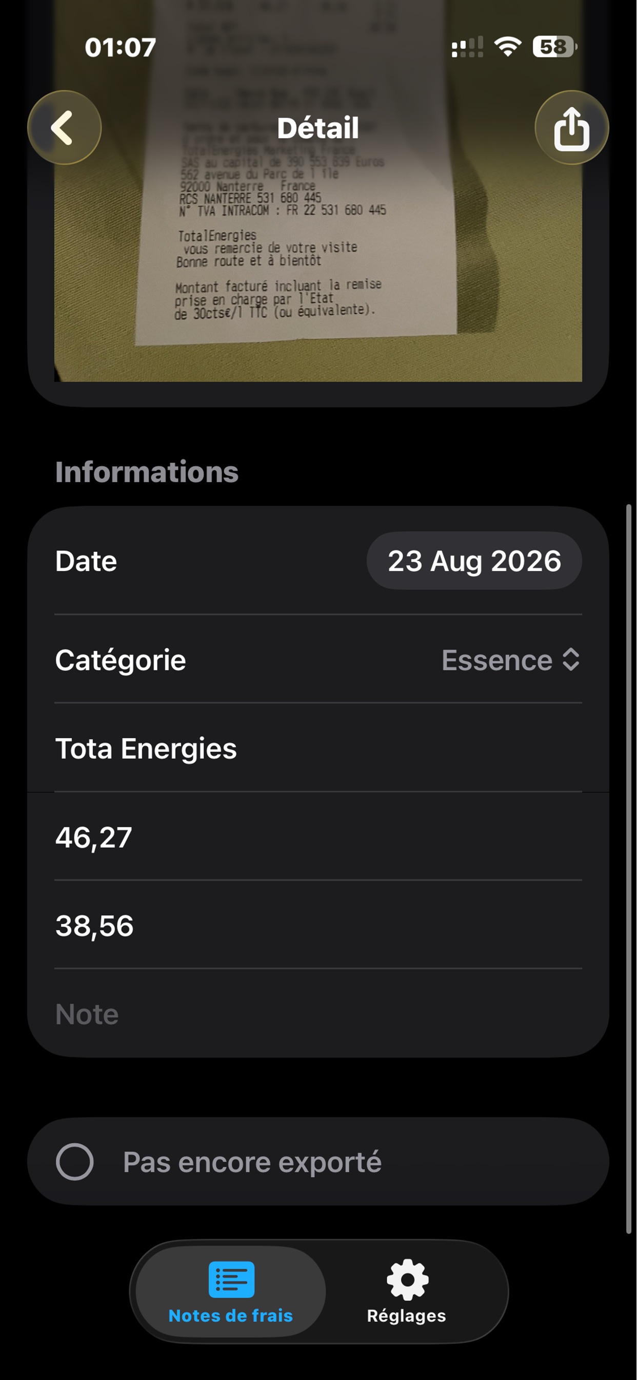 Screenshot 2 of FraisNote