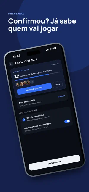 Peladaí: sua pelada organizada screenshot 3