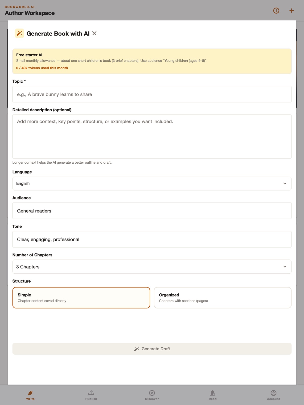 Screenshot 12 of Bookworld AI