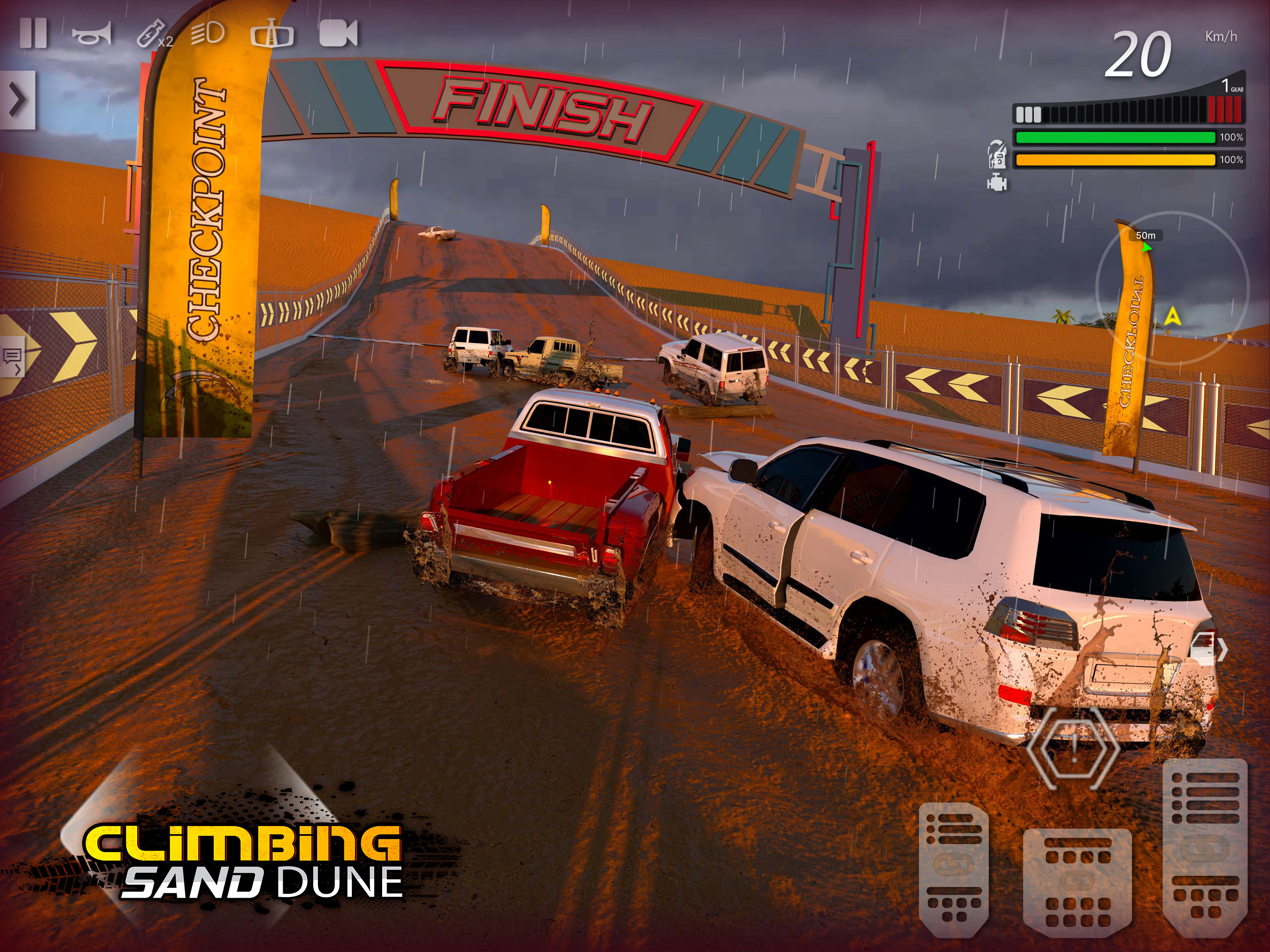 Climbing Sand Dune OFFROAD