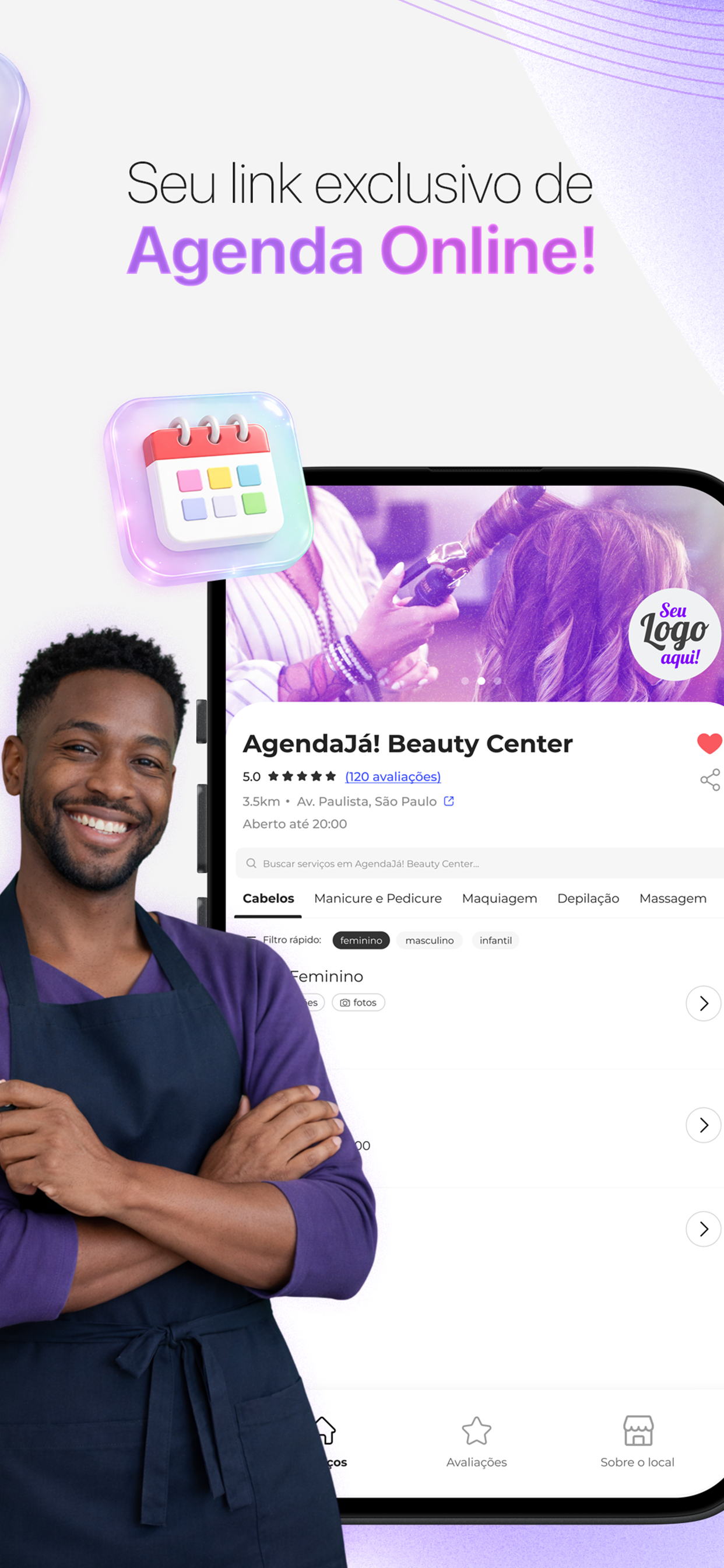 AgendaJá! Salão e Barbearia screenshot 3